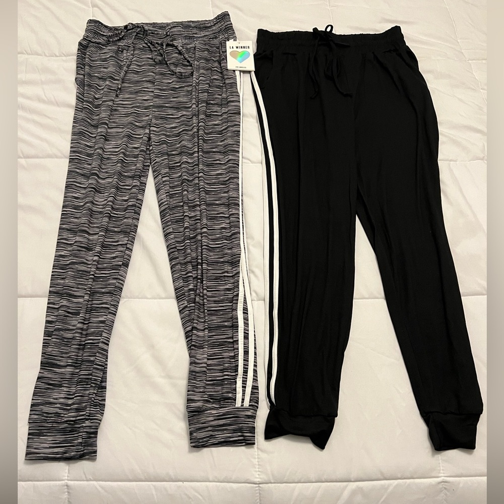 Lot of 2 Jogger Sweatpants Size Large
